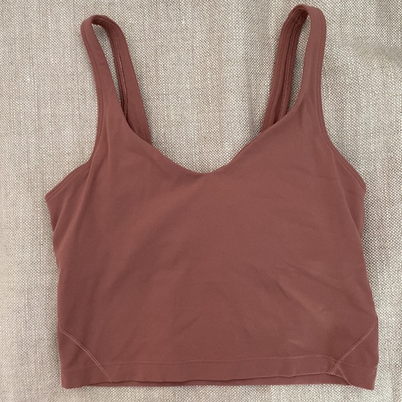 Spiced Chai Lululemon Align Tank Top 4 - Picture 2 of 5